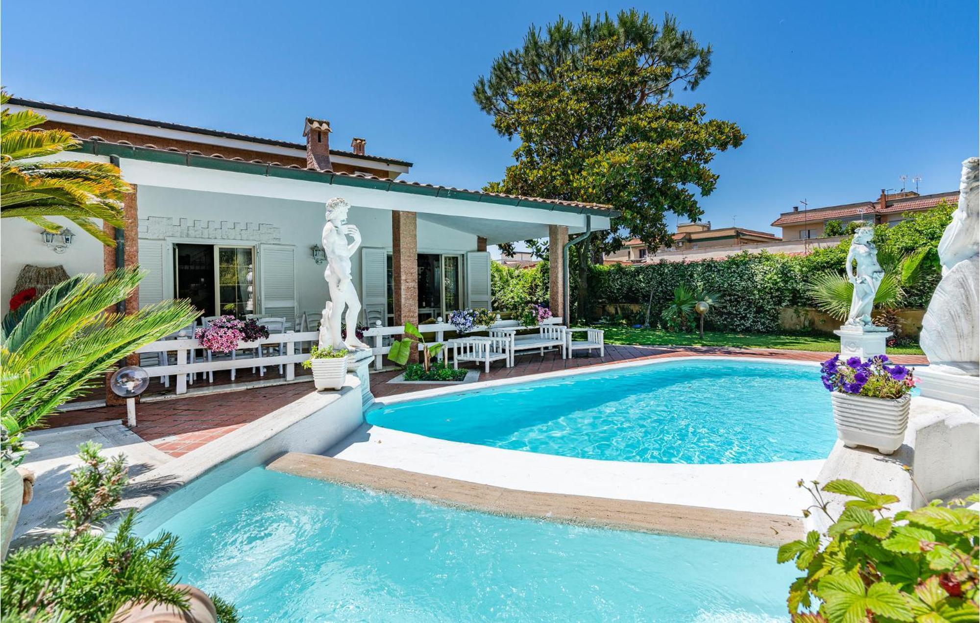 Beautiful Home In Fiumicino With Wifi Kültér fotó